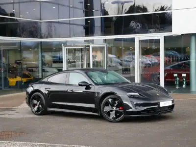 Used Porsche Taycan Performance Package 11 kW (15 HP) 2022 Black Sedan