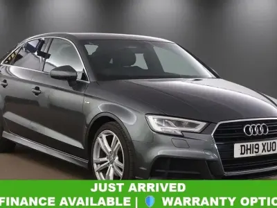 Used Audi A3 S-Line 116 HP (85 kW) 2019 Grey Sedan