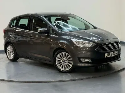 Used Ford C-MAX Titanium 125 HP (91 kW) 2018 Grey MPV