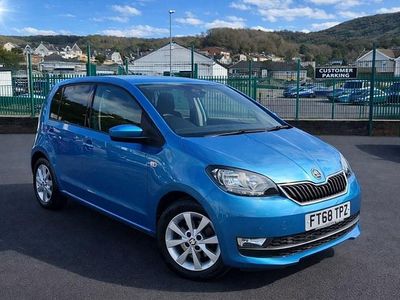 Used Skoda Citigo Colour Edition 60 HP (44 kW) 2019 Blue Hatchback