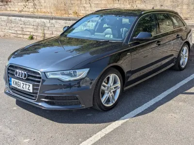 Used Audi A6 S-Line 177 HP (130 kW) 2012 Blue Estate