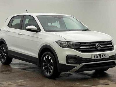 White Used 2021 VW T-Cross S SUV | £14,195 (Fair price)