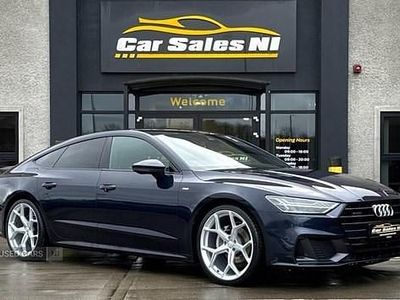Used Audi A7 S-Line 202 HP (148 kW) 2022 Blue Hatchback
