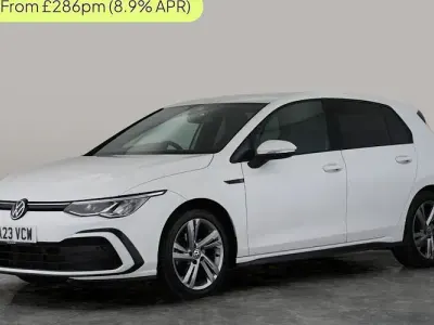 Used VW Golf VIII R-line 150 HP (110 kW) 2023 White Hatchback
