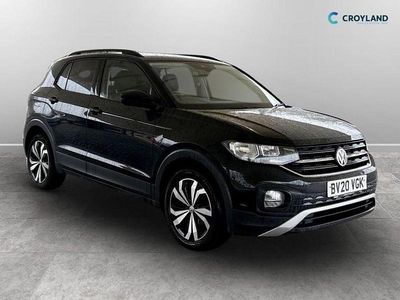 Used VW T-Cross SE 95 HP (69 kW) 2020 Black SUV