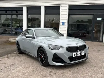 Begagnad BMW 220 M Sport 181 HK (133 kW) 2022 Grå Sportkupé