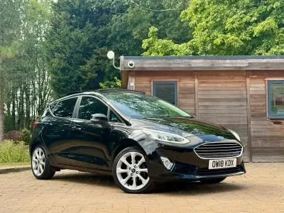 Used Ford Fiesta Titanium 100 HP (73 kW) 2018 Black Hatchback