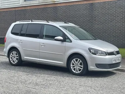 Used VW Touran SE 105 HP (77 kW) 2014 Silver MPV