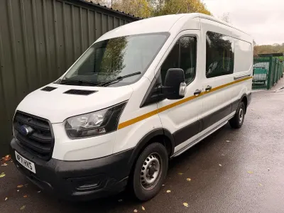Used Ford Transit 130 HP (95 kW) 2022 White Van