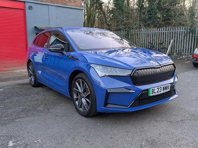 Used Skoda Enyaq iV SportLine 194 kW (265 HP) 2023 Blue SUV