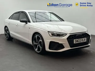 Used Audi A4 Black Edition 201 HP (147 kW) 2022 White Sedan