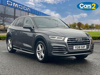 Grey Used 2018 Audi Q5 S-Line SUV | £18,299 (Good price)