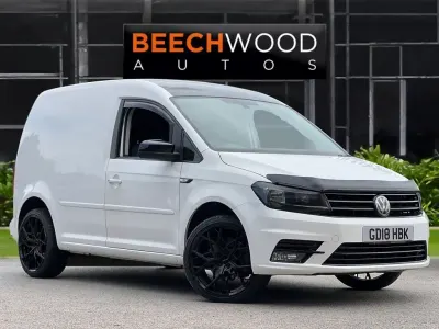Used VW Caddy Highline 102 HP (75 kW) 2018 White MPV