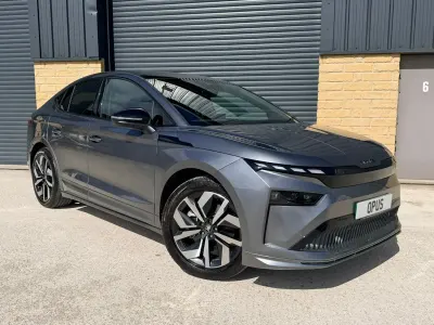 Occasion Skoda Enyaq iV SportLine 210 kW (286 ch) 2025 Gris SUV