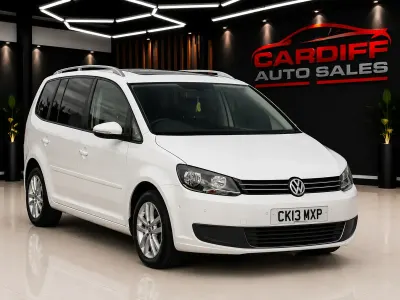 Used VW Touran 140 HP (102 kW) 2013 White MPV