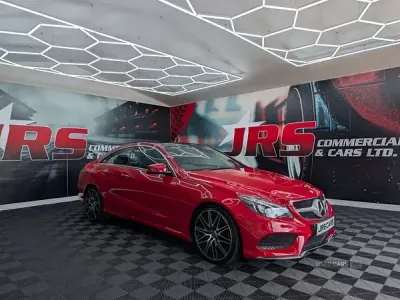 Used Mercedes E220 AMG line 2016 Red Coupe