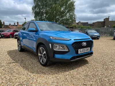 Używany Hyundai Kona Edition 120 KM (88 kW) 2019 Niebieski SUV