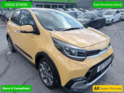 Used Kia Picanto X-Line 2021 Yellow Hatchback