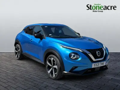 Used Nissan Juke Tekna 114 HP (83 kW) 2021 Blue SUV