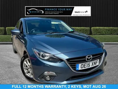 Used Mazda 3 150 HP (110 kW) 2015 Blue Hatchback