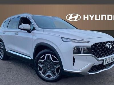 White Used 2021 Hyundai Santa Fe Ultimate SUV | £25,685 (A bit pricey)