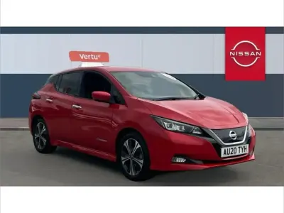 Used Nissan Leaf Tekna 110 kW (150 HP) 2020 Red Hatchback