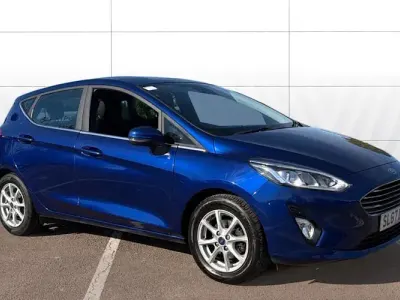 Used Ford Fiesta Zetec 86 HP (63 kW) 2017 Blue Hatchback
