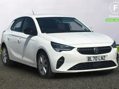 Used Vauxhall Corsa Elite 101 HP (74 kW) 2021 White Hatchback