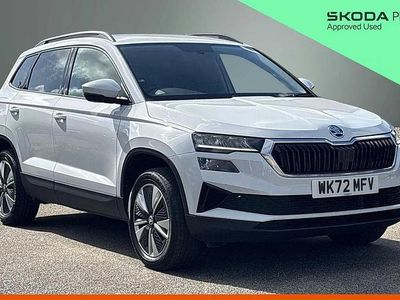 Used Skoda Karoq SE Drive 147 HP (108 kW) 2022 Moon white metallic SUV