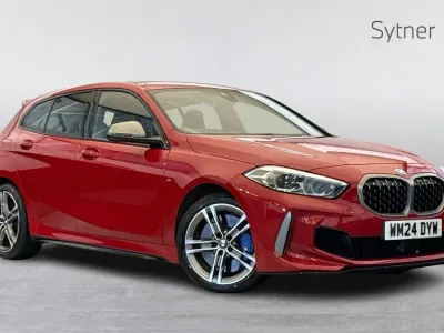 Used BMW M135 Comfort Edition 302 HP (222 kW) 2024 Red Hatchback