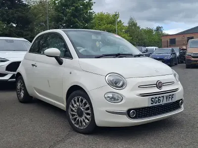 Gebraucht Fiat 500 Lounge 69 PS (50 kW) 2017 Weiß Kleinwagen