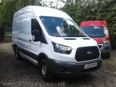 Used Ford Transit 170 HP (125 kW) 2018 White Van