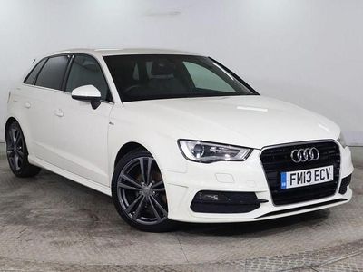 Used Audi A3 Sportback S-Line 122 HP (89 kW) 2013 White Hatchback
