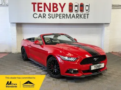 Used Ford Mustang Convertible 317 HP (233 kW) 2016 Red Cabriolet