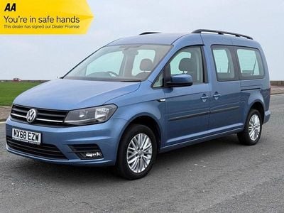 Used VW Caddy Maxi Life Life 101 HP (74 kW) 2018 Blue MPV