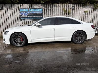 Used Audi A6 S-Line 204 HP (150 kW) 2019 White Sedan