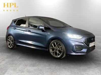 Used Ford Fiesta ST-Line 125 HP (91 kW) 2022 Blue Hatchback