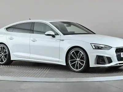 Used Audi A5 Sportback S-Line 163 HP (119 kW) 2023 White Hatchback