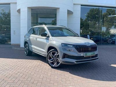 Steel grey Used 2025 Skoda Karoq SportLine SUV | £27,990 (Fair price)