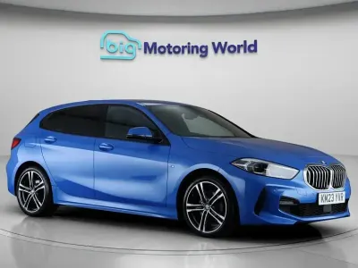 Used BMW 118 M Sport 136 HP (100 kW) 2023 Blue Hatchback