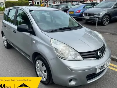 Used Nissan Note Visia 110 HP (80 kW) 2009 Silver Hatchback