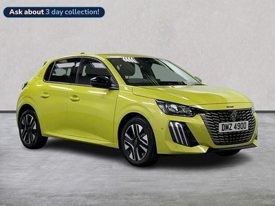 Used Peugeot 208 Allure 100 HP (73 kW) 2024 Yellow Hatchback