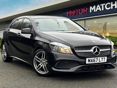 Used Mercedes A180 AMG line 2017 Black Hatchback