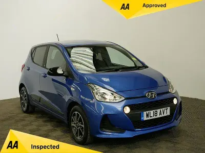 Used Hyundai i10 GO! 67 HP (49 kW) 2018 Blue Hatchback