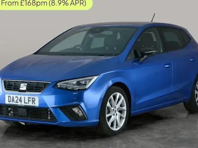 Usado Seat Ibiza FR 110 HP (80 kW) 2023 Azul Citadino
