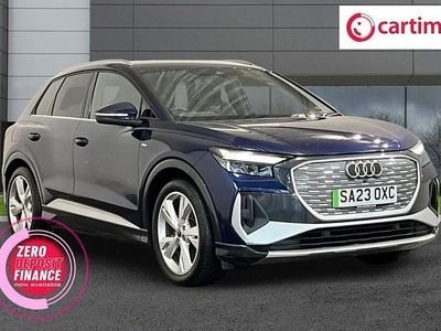 Used Audi Q4 e-tron S-Line 125 kW (170 HP) 2023 Blue SUV