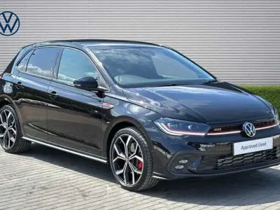 Ny VW Polo GTI 207 HK (152 kW) 2025 Svart Halvkombi