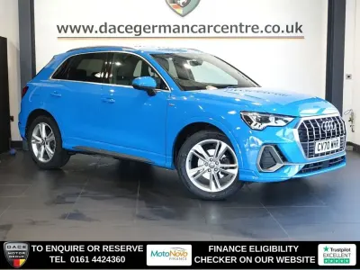 Used Audi Q3 S-Line 150 HP (110 kW) 2020 Blue SUV
