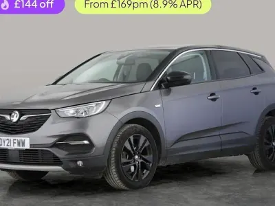 Used Vauxhall Grandland X SRi 131 HP (96 kW) 2021 Grey SUV
