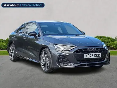Used Audi A3 Black Edition 150 HP (110 kW) 2025 Grey Sedan